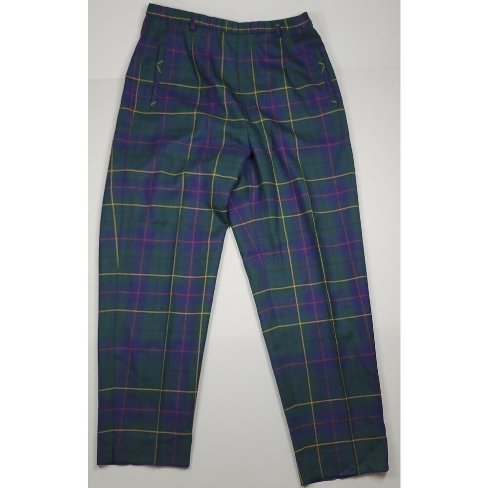 VTG Pendleton 100% Wool Celebration Tartan Fully Lined Women's Size 14P USA